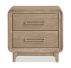 Sasha Bedside 2-Drawer Nightstand, 28"W x 27"H - Natural Oak Brown | Table de nuit Sasha de 28 po (L) x 27 po (H) à 2 tiroirs - brun chêne naturel