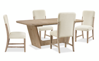 Austin 5pc Extension Dining Set with Table & 4 Chairs, 82-94
