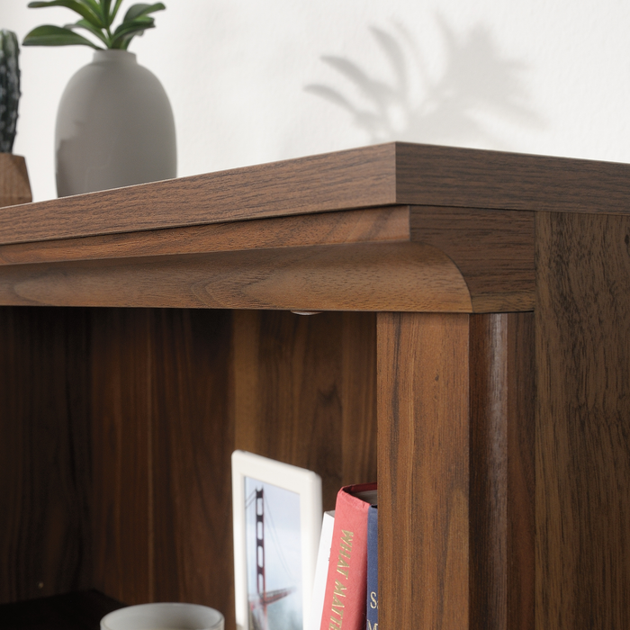 Smyth 35.28” 3-Shelf Bookcase – Grand Walnut