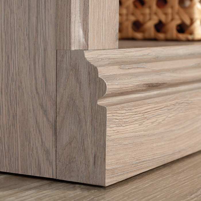 Smyth 35.28” 3-Shelf Bookcase – Laurel Oak