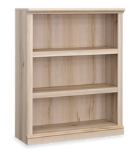 Smyth 35.28” 3-Shelf Bookcase – Pacific Maple 