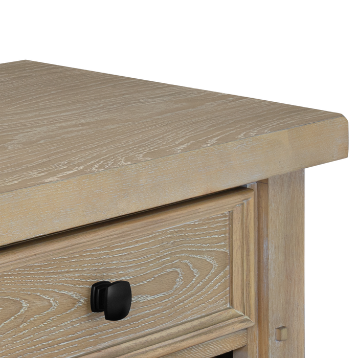 Sonoma Bedside 3-Drawer Nightstand, 28\"W x 28\"H - Light Brown