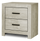 Soren Bedside 2-Drawer Nightstand, 22"W x 24"H - Bleached Oak