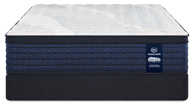 Serta Vanguard Stonehaven Eurotop Firm Full Mattress Set