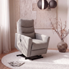 Stratford 29” Linen-Look Power Lift Reclining Chair - Grey | Fauteuil basculeur à inclinaison électrique Stratford de 29 po d’apparence lin - gris