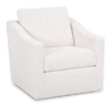 Made in Canada Sofa Lab Customizable Swivel 32" Fabric Accent Chair – Teddy Snow | Fauteuil d’appoint pivotant personnalisable de Sofa Lab de 32 po fabriqué au Canada en tissu - Teddy Snow