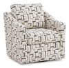 Made in Canada Sofa Lab Customizable Swivel 32" Fabric Accent Chair – Tar Accent Fabric | Fauteuil d’appoint pivotant personnalisable de Sofa Lab de 32 po fabriqué au Canada en tissu - tissu décoratif Tar