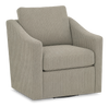 Made in Canada Sofa Lab Customizable Swivel 32" Fabric Accent Chair – Fog Accent Fabric | Fauteuil d’appoint pivotant personnalisable de Sofa Lab de 32 po fabriqué au Canada en tissu - tissu décoratif Fog