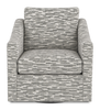 Made in Canada Sofa Lab Customizable Swivel 32" Fabric Accent Chair – Flint Accent Fabric | Fauteuil d’appoint pivotant personnalisable de Sofa Lab de 32 po fabriqué au Canada en tissu - tissu décoratif Flint