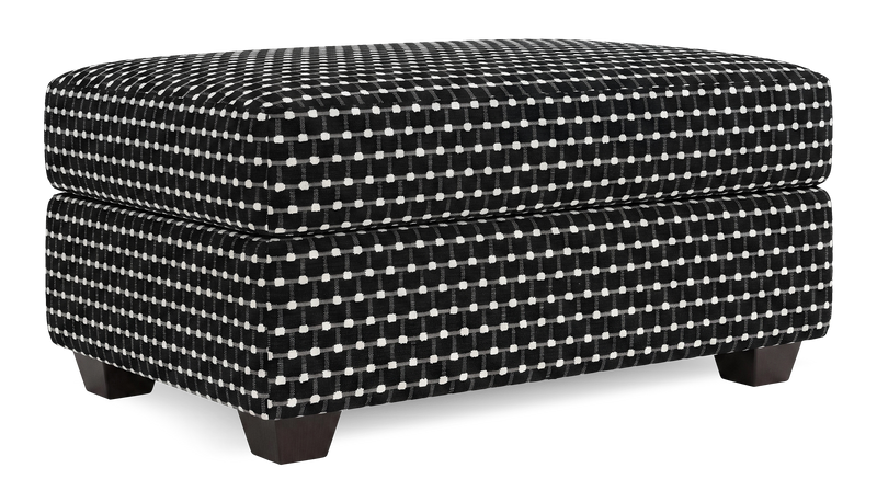 Made in Canada Customizable Sofa Lab Trunk 39\" Fabric Storage Ottoman – Panda Accent Fabric