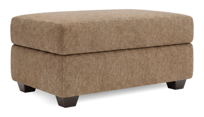 Made in Canada Customizable Sofa Lab Trunk 39" Fabric Storage Ottoman – Chenille Praline | Pouf de rangement personnalisable Trunk de Sofa Lab de 39 po fabriqué au Canada en tissu - Chenille Praline