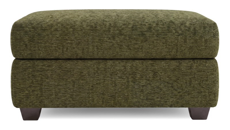 Made in Canada Customizable Sofa Lab Trunk 39\" Fabric Storage Ottoman – Chenille Moss