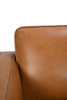 Viero 42.1" Genuine Leather Accent Chair - Caramel   | Fauteuil d’appoint Viero de 42,1 po en cuir véritable - caramel