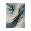 Lines of Calm Hand Painted Heavy Textured Wall Art – 36” x 48”