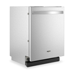 Whirlpool 24" 47 dBA Built-In Top-Control Dishwasher with Third Rack - Stainless Steel - WDTF5024SZ | Lave-vaisselle Whirlpool de 24 po et de 47 dBA avec commandes sur le dessus et 3e panier - acier inoxydable - WDTF5024SZ