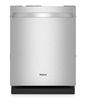Whirlpool 24" 47 dBA Built-In Top-Control Dishwasher with Third Rack - Stainless Steel - WDTF5024SZ | Lave-vaisselle Whirlpool de 24 po et de 47 dBA avec commandes sur le dessus et 3e panier - acier inoxydable - WDTF5024SZ