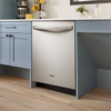 Whirlpool 24" 47 dBA Built-In Top-Control Dishwasher with Third Rack - Stainless Steel - WDTF5024SZ | Lave-vaisselle Whirlpool de 24 po et de 47 dBA avec commandes sur le dessus et 3e panier - acier inoxydable - WDTF5024SZ