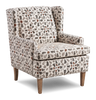 Made in Canada Sofa Lab Customizable Wingback 30" Fabric Accent Chair – Copper Accent Fabric | Fauteuil d’appoint à oreilles personnalisable de Sofa Lab de 30 po fabriqué au Canada en tissu - tissu décoratif Copper