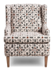 Made in Canada Sofa Lab Customizable Wingback 30" Fabric Accent Chair – Copper Accent Fabric | Fauteuil d’appoint à oreilles personnalisable de Sofa Lab de 30 po fabriqué au Canada en tissu - tissu décoratif Copper