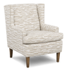 Made in Canada Sofa Lab Customizable Wingback 30" Fabric Accent Chair – Bisque Accent Fabric | Fauteuil d’appoint à oreilles personnalisable de Sofa Lab de 30 po fabriqué au Canada en tissu - tissu décoratif Bisque