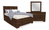 Yorkdale 5pc Bedroom Set with 12-Drawer Storage Bed, Dresser & Mirror, Walnut Brown - Queen Size