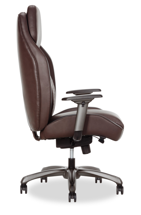 Shaquille O’Neal Home Zephyrus 30.25” High Back Executive Office Chair with AIR Lumbar Support - Brown