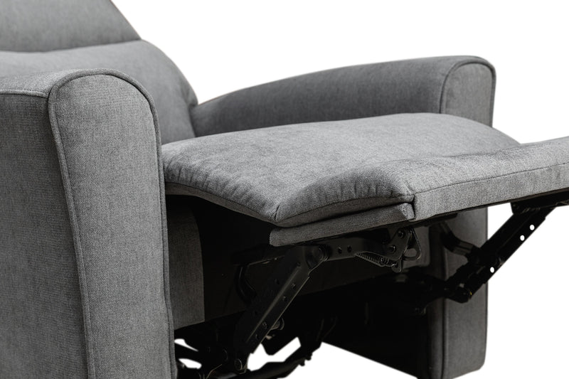 Quest 36.5\" Chenille Fabric Power Reclining Chair - Grey