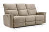 Quest 82.5\" Chenille Fabric Power Reclining Sofa - Cobblestone