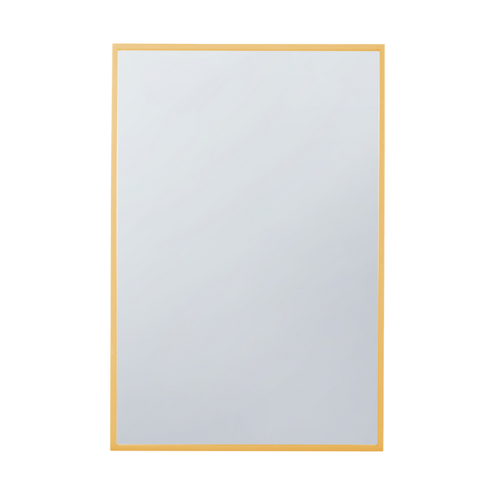 Arcus 30\" X 40\" Hand Crafted Linear Rectangular Mirror - Gold