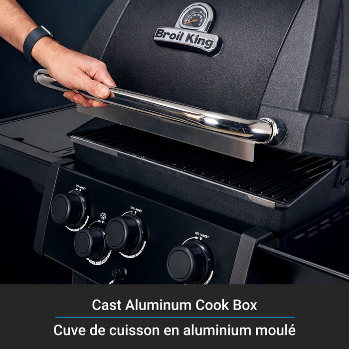Broil King Royal 320 Shadow 3-Burner 30,000-BTU Propane Gas BBQ - 824154 Grill