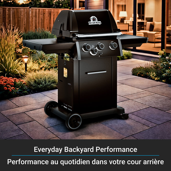 Broil King Royal 340 Shadow 3-Burner 30,000-BTU Propane Gas BBQ - 824164 Grill