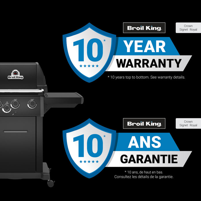 Broil King Royal 340 Shadow 3-Burner 30,000-BTU Natural Gas BBQ - 824167 Grill
