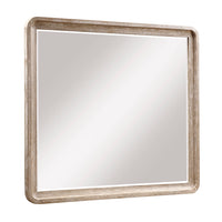 Sasha Bedroom Dresser Mirror - Natural Oak Brown