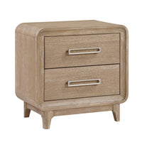 Sasha Bedside 2-Drawer Nightstand, 28