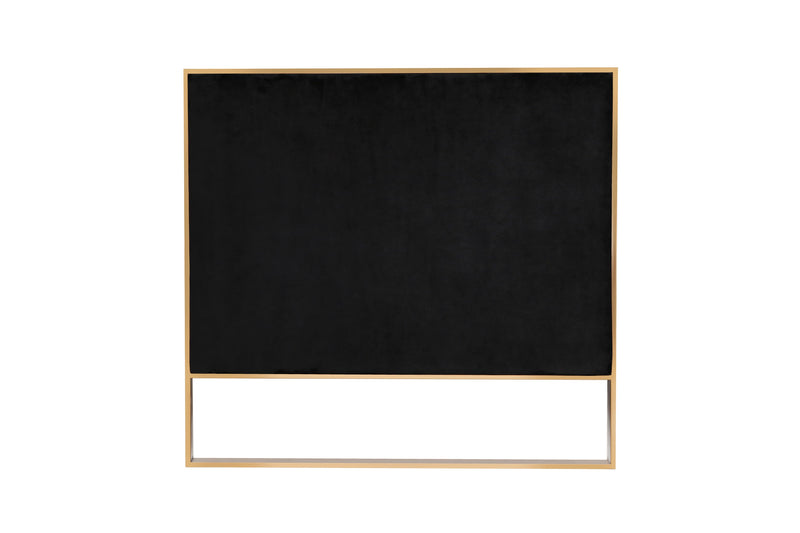 Manhattan Comfort Trillium 83.07\" Sofa - Black & Gold