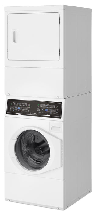 Huebsch® Unitized Washer and Electric Dryer with Pet Plus™ - White - SF7108WE