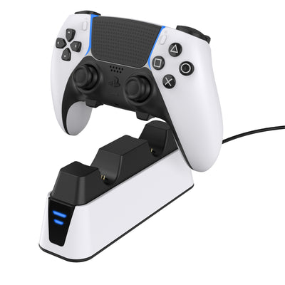Surge PS5 Dual Controller Charging Dock - White|Station de recharge pour deux manettes PS5 de Surge - blanc