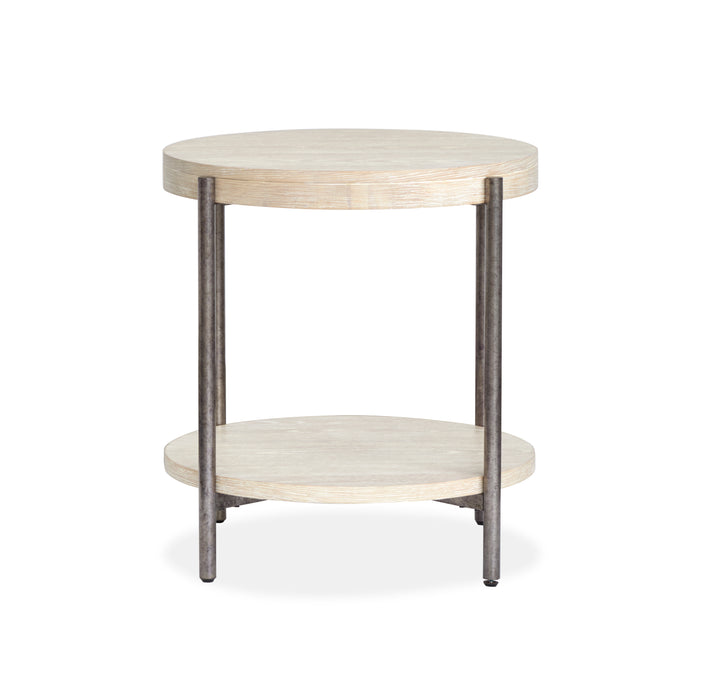 Sheriden 24\" End Table with Storage - Edgecomb Grey