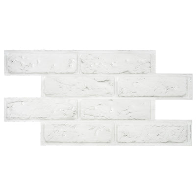 Smart Tiles Peel and Stick 2-Sheet 21 x 11 Backsplash - Brik Zurich|Dosseret Smart Tiles peler et coller 21 x 11, 2 feuilles - Brik Zurich