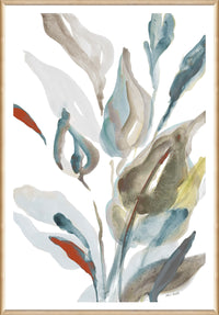 Spring Fling II Framed Artwork Under Glass Matted - 25