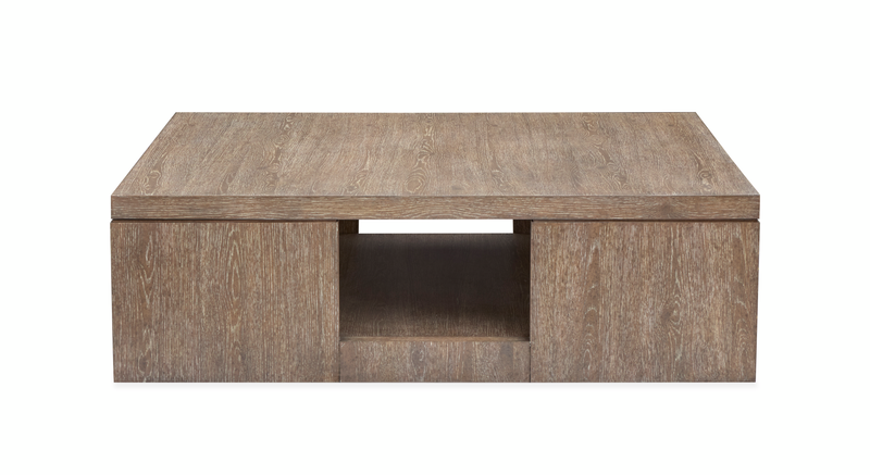 Bukley 54\" Coffee Table with Storage - Spiced Brown
