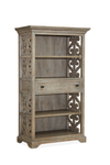 Harold 40\" Bookcase with Adjustable Shelves - Dovetail Grey 