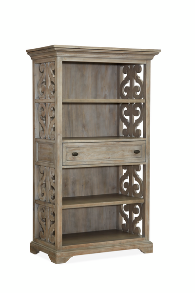 Harold 40" Bookcase with Adjustable Shelves - Dovetail Grey | Bibliothèque Harold de 40 po avec tablettes réglables - gris tourterelle