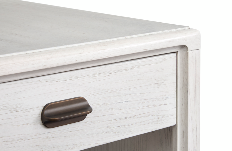 Holton 22\" Accent Table with Storage - Pearl 