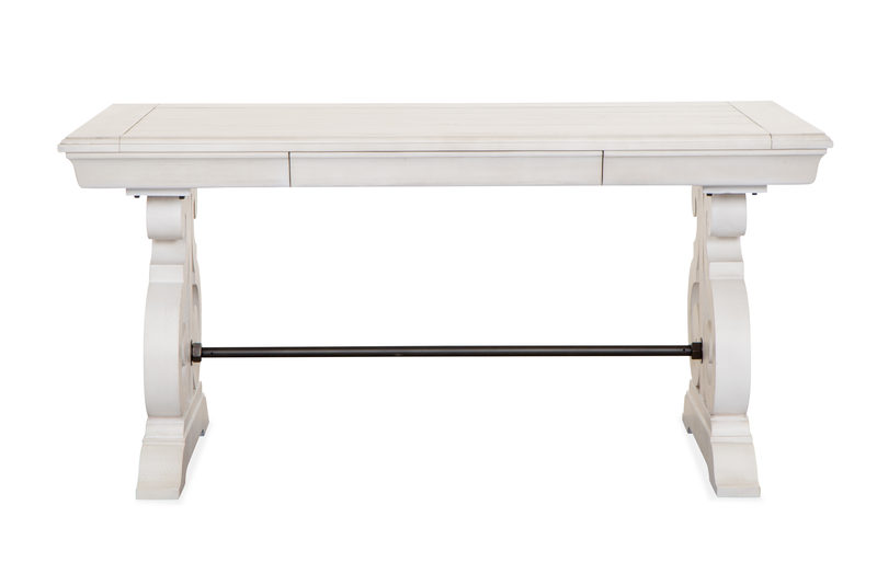Milson 64\" Desk with Storage - Alabaster