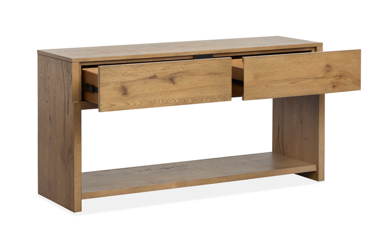 Orsman 56\" Sofa Table with Storage  - Rustic Caramel