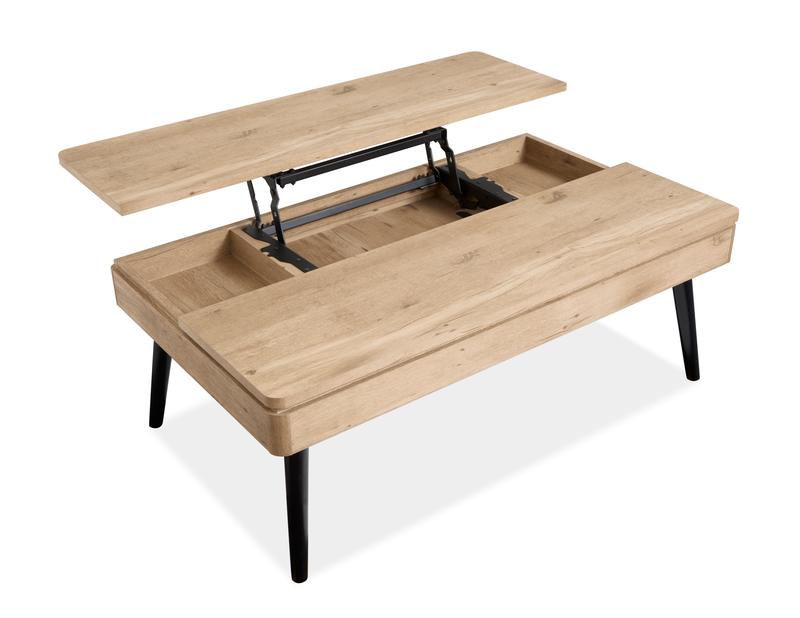 Tyssen 48\" Lift-Top Coffee Table with Storage - Driftwood