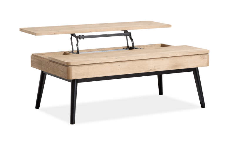 Tyssen 48\" Lift-Top Coffee Table with Storage - Driftwood