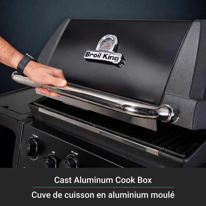 Broil King Signet 390 Shadow 3-Burner 40,000-BTU Propane Gas BBQ - 844184 Grill