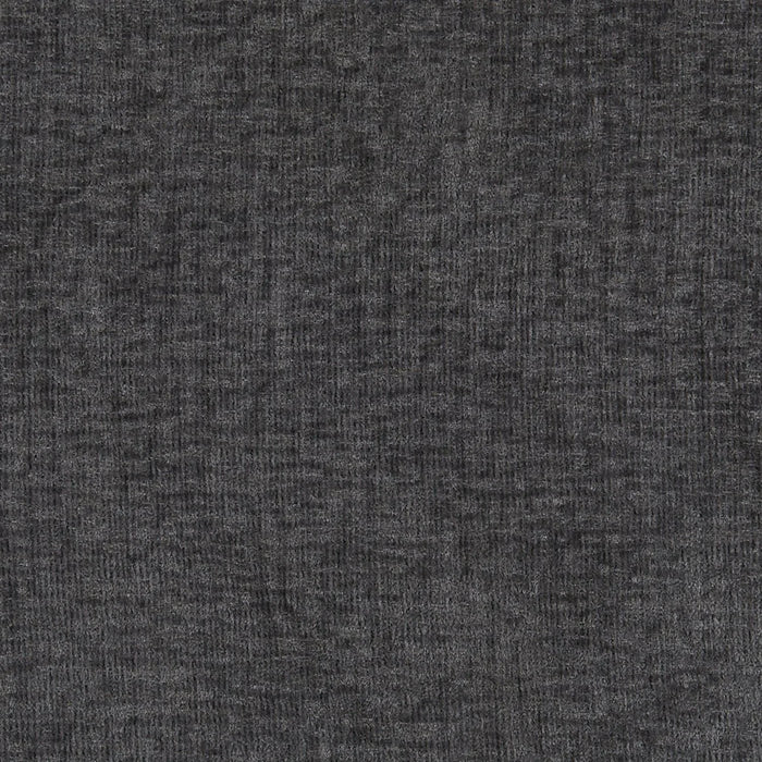 Made in Canada Customizable Sofa Lab Roll 24\" Chenille Fabric Ottoman - Luxury Charcoal Grey